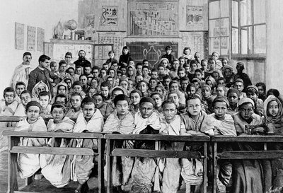 1891年在Kabylie的法国学校 作者 法语学校