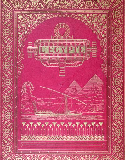 G. Ebers的LEgypte封面，1880年在巴黎出版（红色皮革和金色） 作者 法语学校