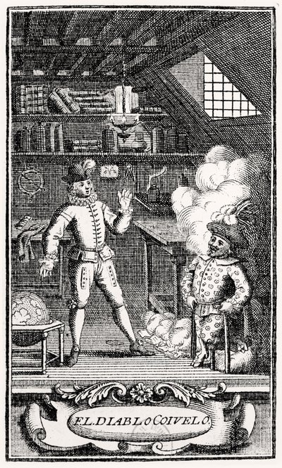 杜贝塞勒（Dubercelle）的前作《两棒魔鬼》，约1787年 作者 法语学校