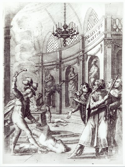 Pierre Corneille（1606-84）于1643年出版的Polyeucte Frontispiece 作者 法语学校