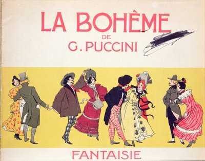 二十世纪初普契尼的La Boheme评分表的主题 作者 法语学校