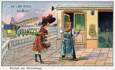 未来之日。19世纪对2000年的展望 - "En l