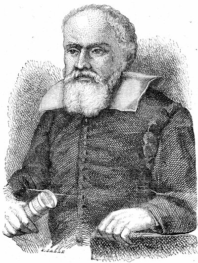 伽利略·伽利雷 (1564-1642)（雕刻） 作者 法语学校