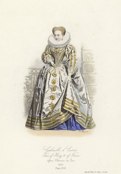 Gabrielle dEstrees，法国亨利四世的情妇 作者 法语学校