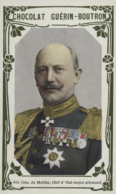 Moltke将军，主厨detat-major allemand（彩色照片） 作者 法语学校