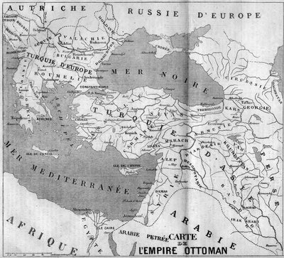 Geographic map of the Ottoman Empire in 1860. Engraving in “” Le Monde Illustré”” n°173 of 4 August 1860. 作者 法语学校
