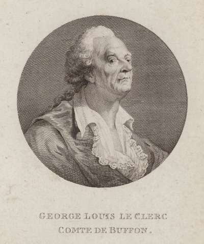 Georges-Louis Leclerc，布冯伯爵，法国博物学家（雕刻） 作者 法语学校