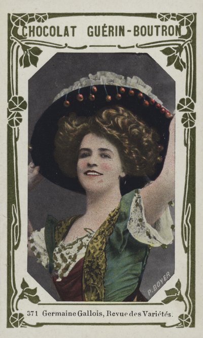 Germaine Welsh，Revue des Varietes（彩色照片） 作者 法语学校