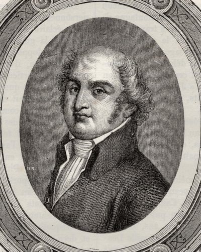 Gilbert Romme，来自路易斯·布兰克的“法国革命史”（1811-82） 作者 法语学校
