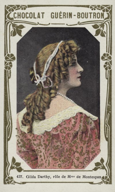 Gilda Darthy，de Montespan女士角色（彩色照片） 作者 法语学校