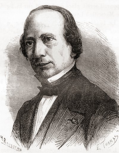 乔瓦尼·卡塞利 (Giovanni Caselli)，出自《科学奇迹》，约 1870 年出版（版画） 作者 法语学校