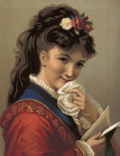 女孩笑了 作者 French School