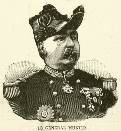Gustave-Joseph Munier, French general (engraving) 作者 法语学校