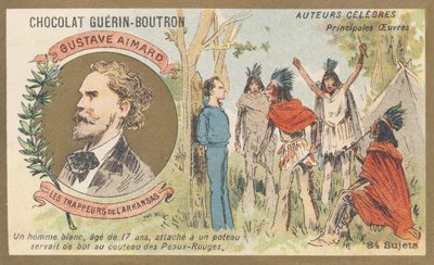 Gustave Aimard (1818-1883), French writer, author of “Les trappers de l