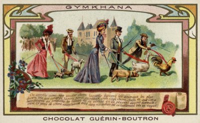 Gymkhana (chromolitho) 作者 法语学校