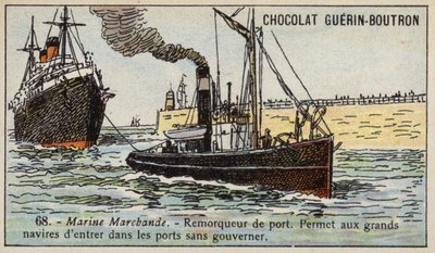 Harbour tug (chromolitho) 作者 法语学校