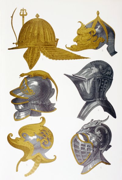 头盔，1873年 作者 法语学校