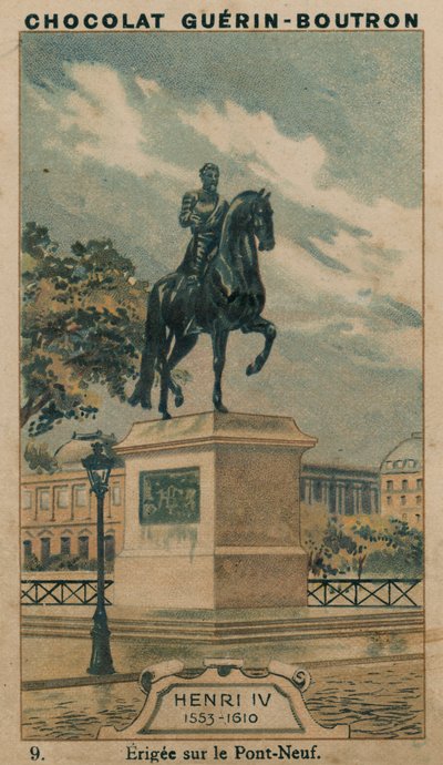 Henri IV，1553-1610，新桥上的Erigee 作者 法语学校