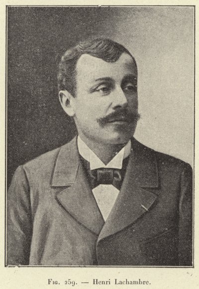 Henri Lachambre (engraving) 作者 法语学校