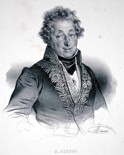 Henri Montan Berton (1767-1844)由Francois Seraphin Delpech (1778-1825)雕刻（平版）。 作者 法语学校