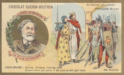 亨利·德·伯尼尔（Henri de Bornier）（1825-1901），剧作家，诗人，法国作家，《罗浮宫·罗兰》的作者，四幕戏剧 作者 法语学校