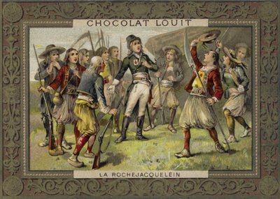 Henri de la Rochejacquelein对他的士兵，Vendee Revolt，法国大革命发表讲话 作者 法语学校
