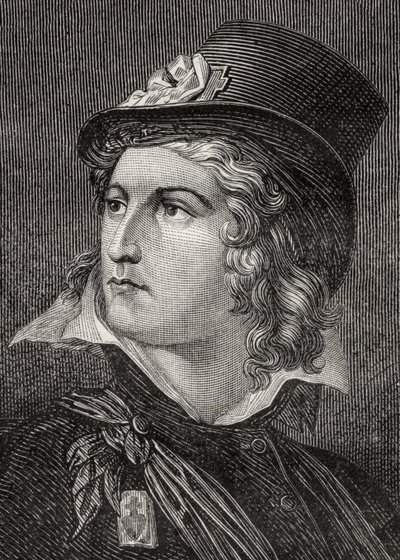 Rochejaquelin伯爵Henri du Vergier，来自Louis Blanc的“法国革命史”（1811-82） 作者 法语学校