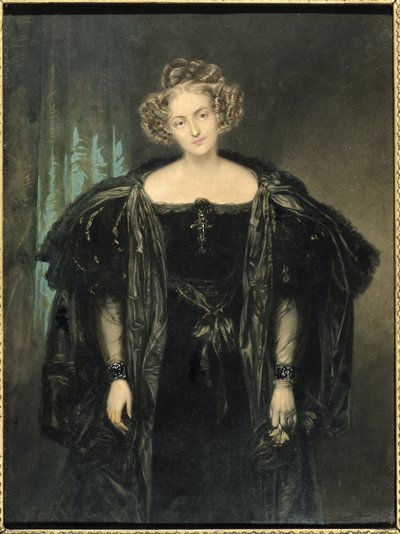 Henriette Sonntag（1803-54）饰演Donna Anna，来自歌剧Don Giovanni by Mozart 作者 法语学校