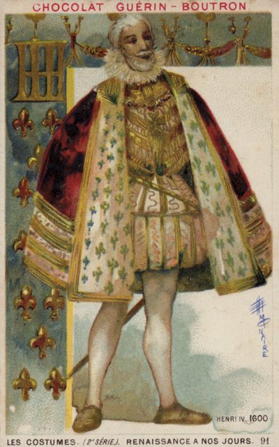 法国的亨利四世，1600 作者 法语学校