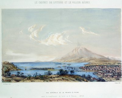 History of the French colonies: general view of Pointe a Pitre (Pointe-a-Pitre) in Guadeloupe (Antilles) before the earthquake of 8/02/1843 作者 法语学校