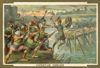 Horatius Cocles在桥上 作者 法语学校