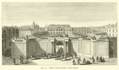 Hotel de Rohan-Soubise; dapres Rigaud 作者 法语学校