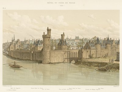 酒店和Nesle Tower，1380 作者 法语学校