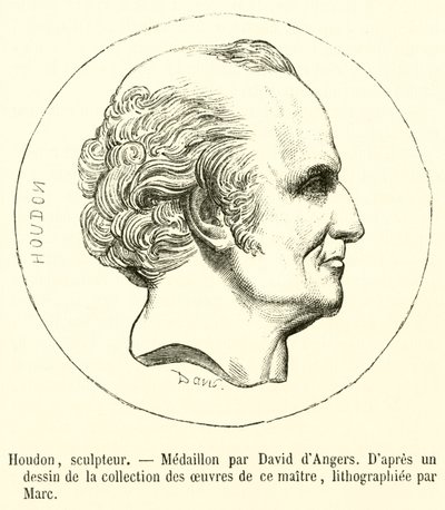 Houdon，雕塑（雕刻） 作者 法语学校