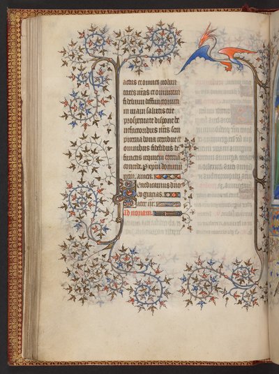 圣母时辰，时辰之书，添加 MS 32454 f.37v，法国 作者 法语学校