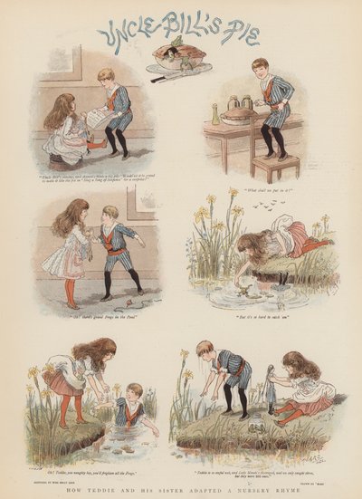 How Teddie and his Sister adapted a Nursery Rhyme (chromolitho) 作者 法语学校
