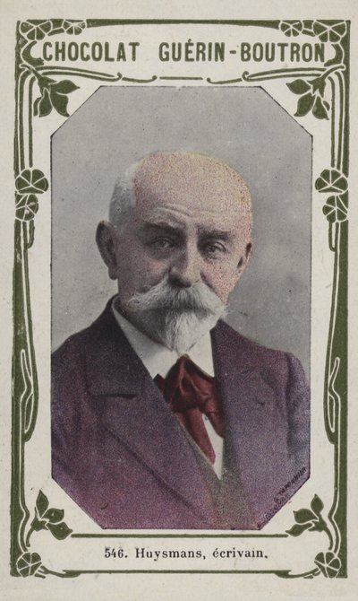Huysmans，作家（彩色照片） 作者 法语学校
