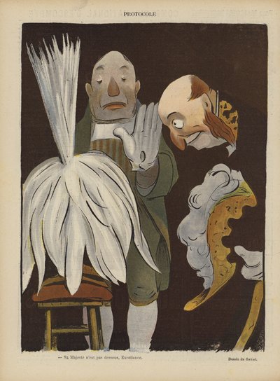 Le Rire》插图（彩色石版印刷） 作者 法语学校