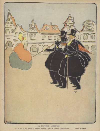 Le Rire》插图（彩色石版印刷） 作者 法语学校