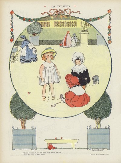 Le Rire 插图（彩色石版画） 作者 法语学校