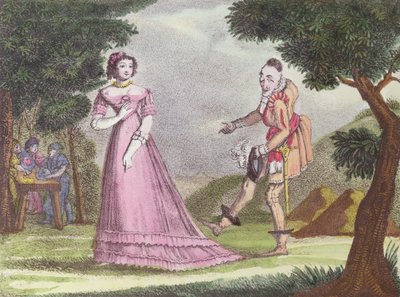 RiquetàlaHuppe的插图，Charles Perrault的童话故事（1628-1703），c。 1820-1830 作者 法语学校