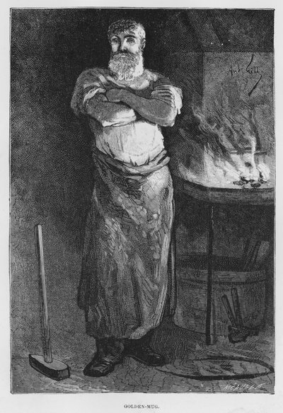 埃米尔·佐拉 (Emile Zola) 的现实小说 The Assommoir 插图（版画） 作者 法语学校