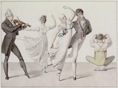 来自“善良”的插图，c.1810 作者 法语学校