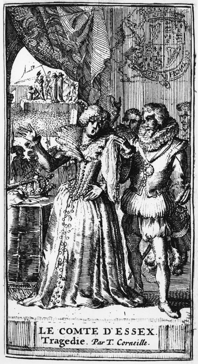 来自Le Comte dEssex的插图由Thomas Corneille（1625-1709）于1680年出版 作者 法语学校