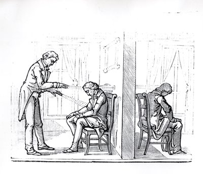 来自du Potets的插图致力于动物磁性，1863年 作者 法语学校