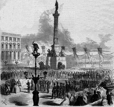 国会纵队的就职典礼（1850-1859）。比利时，布鲁塞尔 作者 法语学校