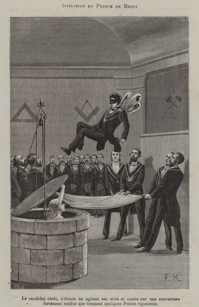 Initiation of a Prince of Mercy (engraving) 作者 法语学校