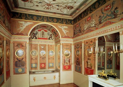 拿破仑卫生间内部，在1807年建造 作者 法语学校