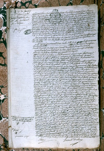 审讯红衣主教德罗汉（1734  -  1803年），1786年1月 作者 法语学校