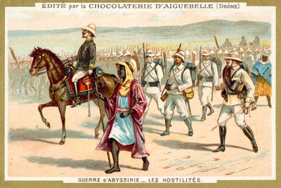Italian troops on the march, First Italo-Ethiopian War 作者 法语学校
